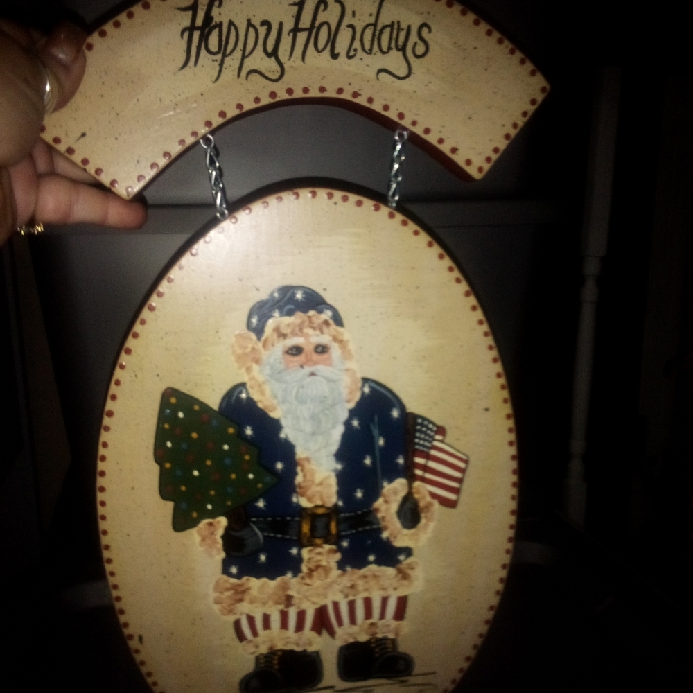 Cute handpainted Christmas sign